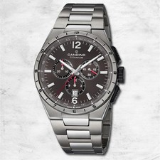Candino Herrenuhr Titan grau Candino Classic Armbanduhr UC4603/P