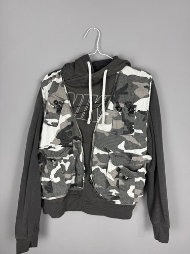 Nike rework layered hoodie - rework,