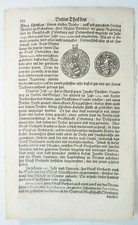 Kupferstich Original 1595 aus Oldenburgisch Chronicon H.Hamelmannum B-15467