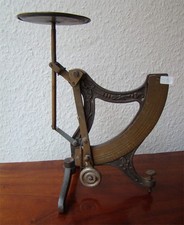 489❚ antike Briefwaage, Gusseisen mit Messingscala, von ca. 1910-20