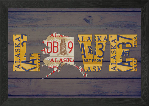 Alaska state love - state,