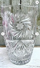 BOHEMIAN CZECH Crystal Vase