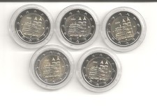 2 Euro Gedenkmünzen ADFGJ 2021 Sachsen Anhalt stempelglanz