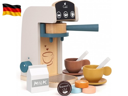 Holz kaffeemaschine set - kaffeemaschine,