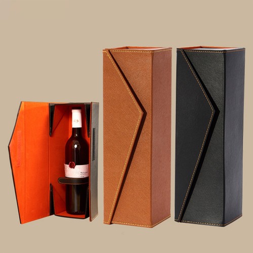Wein geschenkbox leder - geschenkbox, pu
