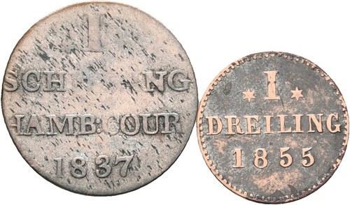 Hamburg stadt dreiling 1855 - stadt,