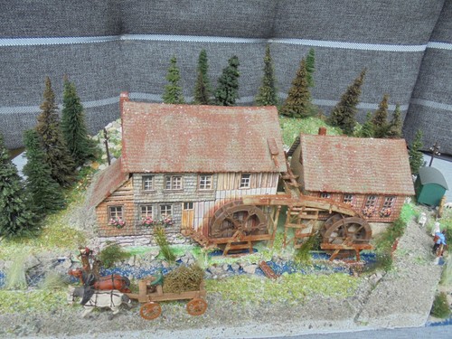 Diorama hexenlochmühle - h0,