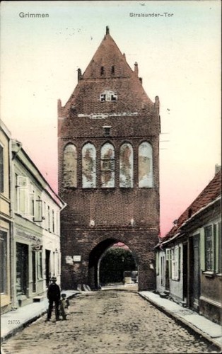Grimmen mecklenburg - ak, in