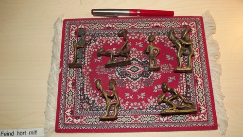 Messing figuren afrika akt - afrika,