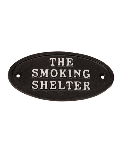 The smoking shelter gusseisen - shelter,
