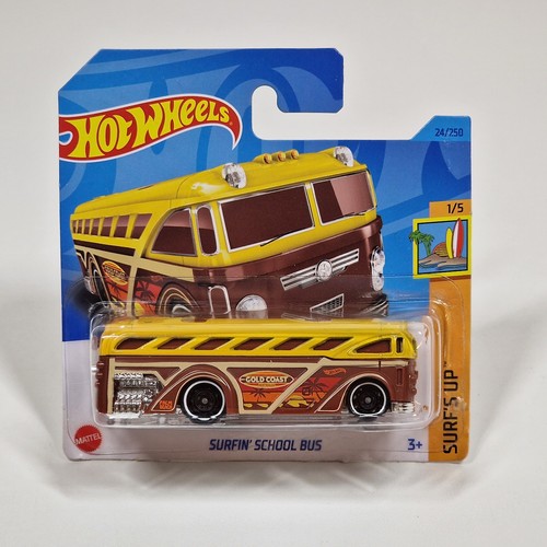 Hot wheels surfin school bus - hot,