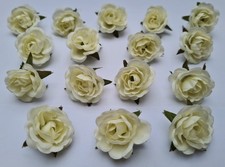 16 Köpfe - Künstliche Rosen - Seidenartig - Kunstblumen - Hochzeit - Deko