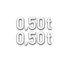 Lasten Set 0,50 t atü bar