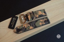 26 mm Lederarmband Camouflage