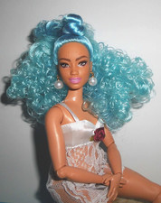 %**Süße Barbie Curvy*Arm-Hand-Bein-Gelenke*Haare lockig,viel Volumen*Dessous***%