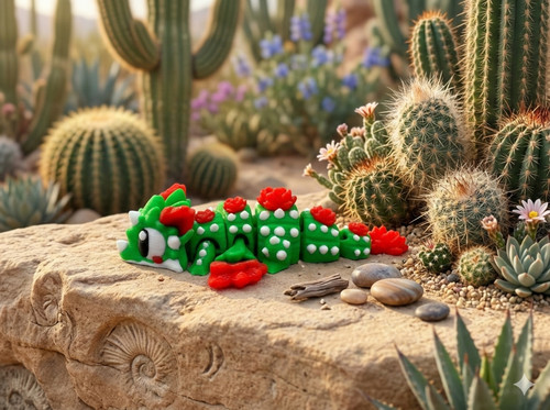 Mini flexi blumen kaktus - mini,