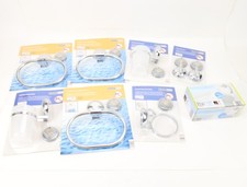 E2175 MagicLoc 8x Badausstattung Handtuchring Zahnputzbecher Wandhaken Fönhalter