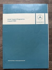 Mercedes Typenprogramm Aug