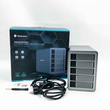 Yottamaster 5 Bay Festplattengehäuse Daisy-Chain, Externes Typ-C 10Gbps HDD