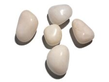 Schneequarz Trommelstein Massagestein Hosenstein