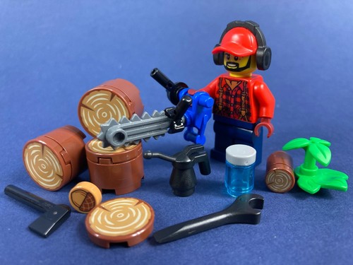 Lego holzfäller lumberjack - ,