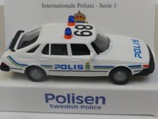 1/87 Wiking Saab 900 Polis