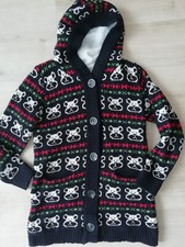 Mantel Kurzmantel Wintermantel schwarz S 36 38 Strickmantel Fellfutter