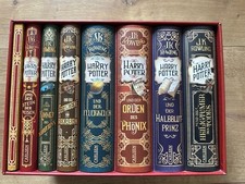 Harry Potter 1-7 im Schuber mit Pappaufsteller 1. Auflage Neu