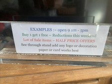 2 Warenständer Acryl Display