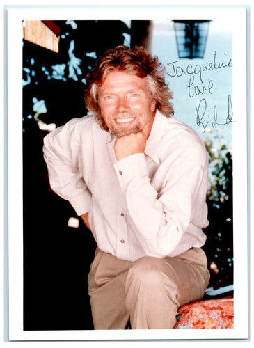 Richard branson autogramm - richard,