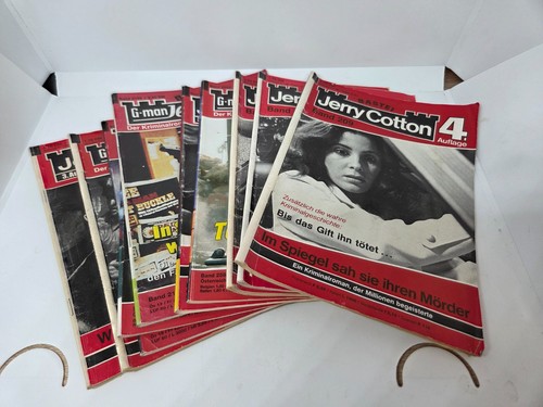 10x vintage romanhefte man - 10x,