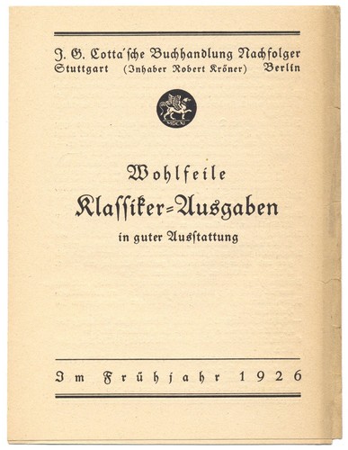 Cotta sche - g., cotta’sche