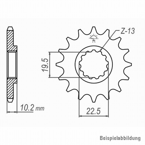 Ritzel vorne zähne beta - zähne,