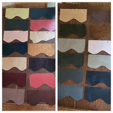 Lederreste,Lederstücke Leder versch.Stärken Farben Basteln