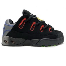 OSIRIS SCHUHE D3 OG SCHWARZ GELB ROT SKATE SNEAKER (UK 10 EUR 44)