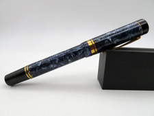 Parker Duofold Centennial Füller Blue Marble 750 Gold Feder M 1989 Fountain Pen