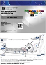 Sammlerticket FC Bayern München - Club Brugge KV 22.10.2025 P@H