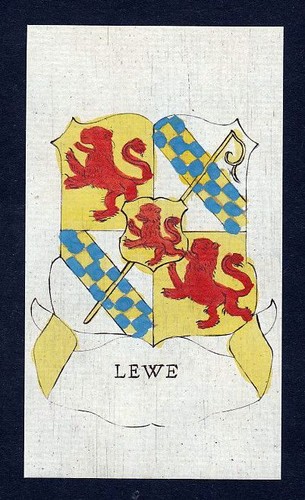 1800 lewe wappen - adel, coat