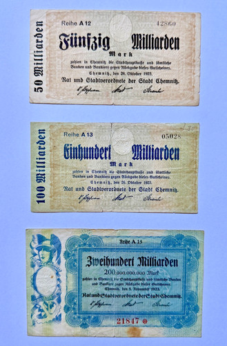 Notgeld chemnitz 100 - notgeld, 200