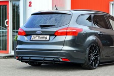 Gefräßter Heckansatz Heckeinsatz Diffusor aus ABS für Ford Focus Turnier DYB AHK