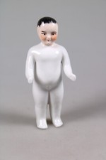 Antike Puppe Badepuppe Porzellanpuppe Frozen Charly ca. 13 cm Nacktfrosch