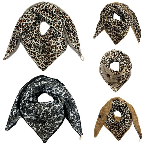 Xxl leopard teddyfell dreieck - xxl,