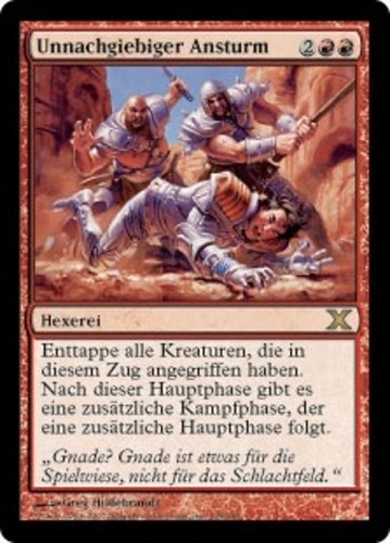 Unnachgiebiger ansturm - unnachgiebiger,
