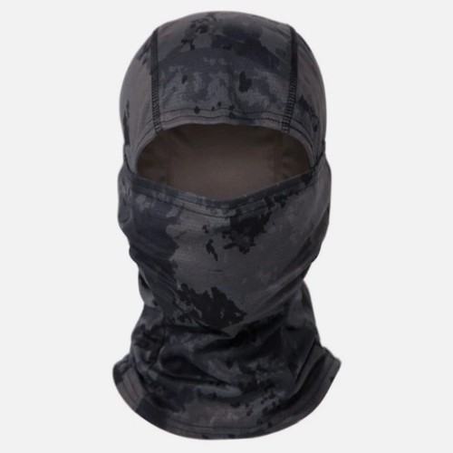 Balaclava schwarz camo - schwarz,