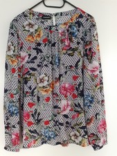 Taifun Bluse Gr. 40 bunt mit