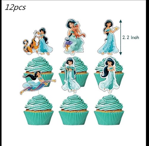 Cupcake topper prinzessin - 12×,