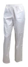 Pflegerhose Schwesternhose Damenhose Hose weiß Gummizug
