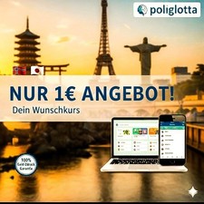 🔥 2 Tage Sprachkurs testen (Auswahl!) | Online lernen für 1€ | Vollzugriff