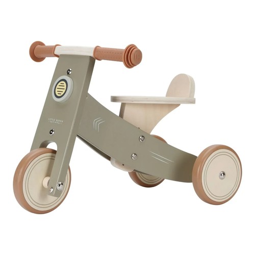 Little dutch holzdreirad olive - little,