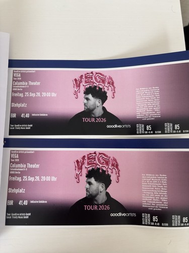 Karten vega konzert berlin - karten,